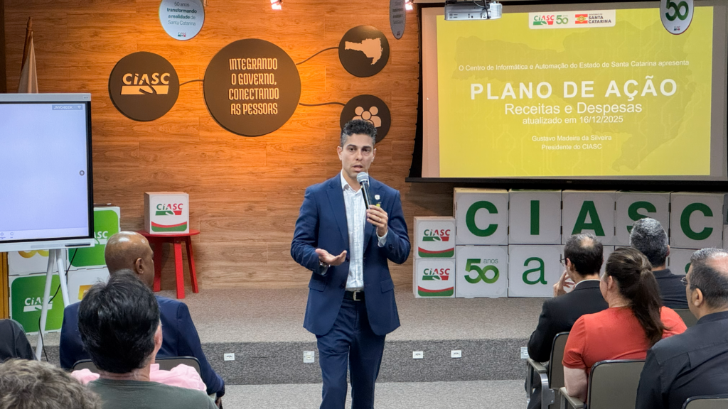 Diretor-Presidente do CIASC apresenta resultados  da gestão e perspectivas para 2026